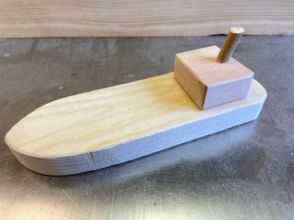 手工制作木头小船玩具教程，简单又好玩-第10张图片-趣作屋