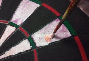 低成本手工制作飞镖镖盘教程-第14张图片-趣作屋