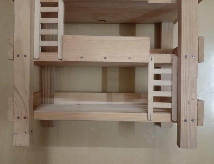 手工制作迷你双层床教程，给洋娃娃的可爱小屋-第13张图片-趣作屋