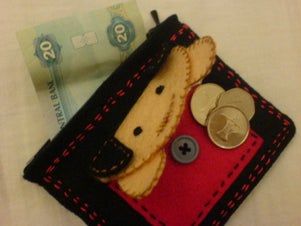 手缝可爱小狗造型拉链包教程-第3张图片-趣作屋