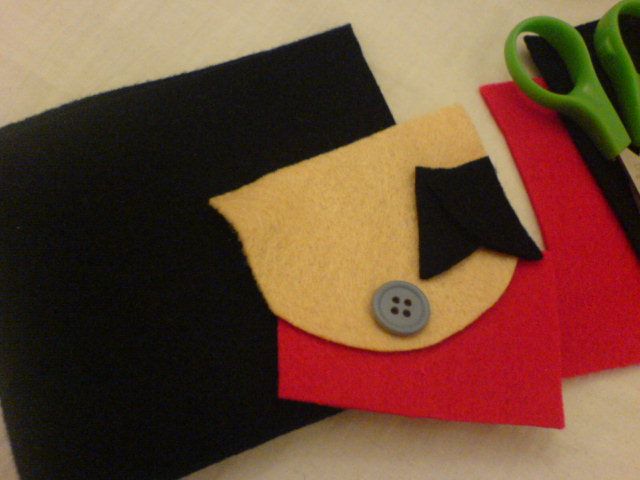 手缝可爱小狗造型拉链包教程-第8张图片-趣作屋