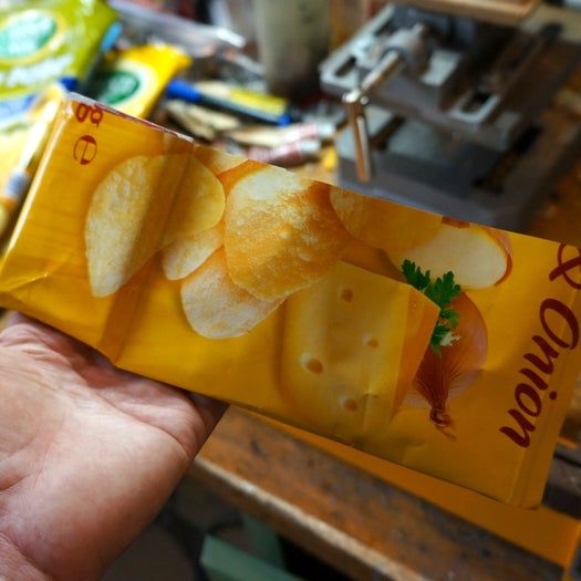 用薯片袋制作超简单免费钱包教程-第13张图片-趣作屋