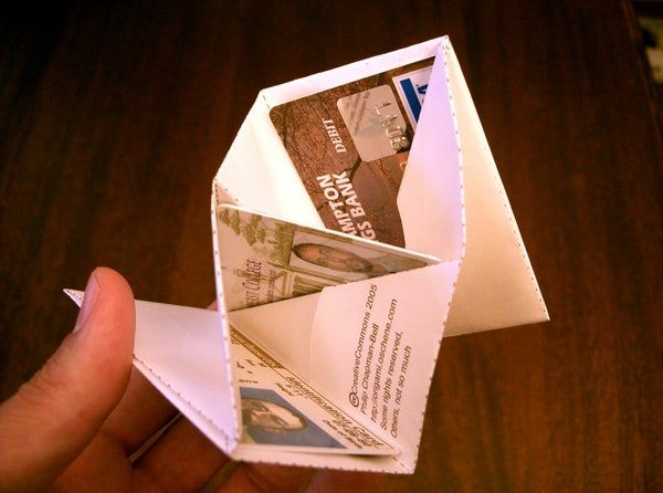用A4纸轻松制作三张卡片钱包教程-第22张图片-趣作屋