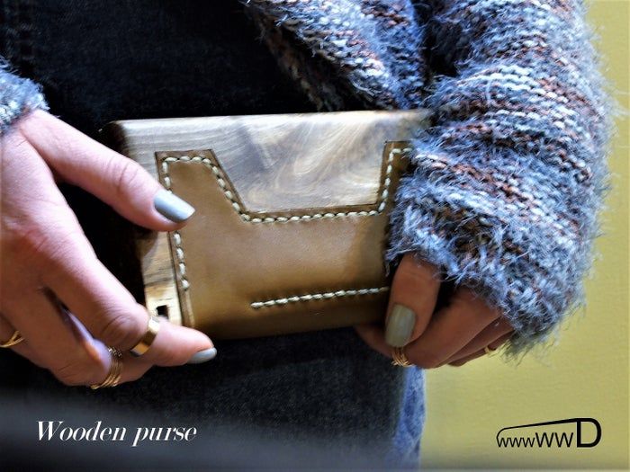 手工制作胡桃木钱包教程-第1张图片-趣作屋