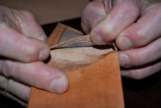 手工制作真皮钱包教程-第10张图片-趣作屋