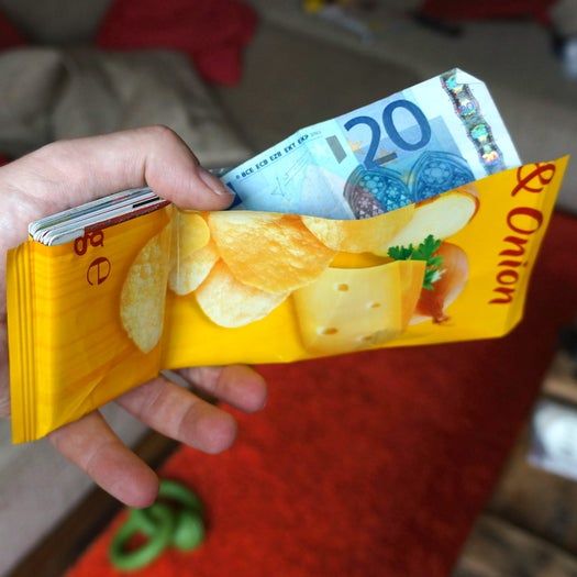 用薯片袋制作超简单免费钱包教程-第1张图片-趣作屋