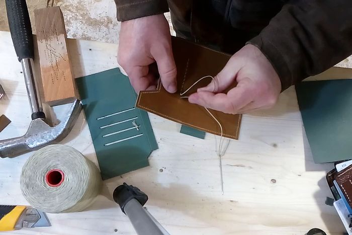 手工制作胡桃木钱包教程-第24张图片-趣作屋