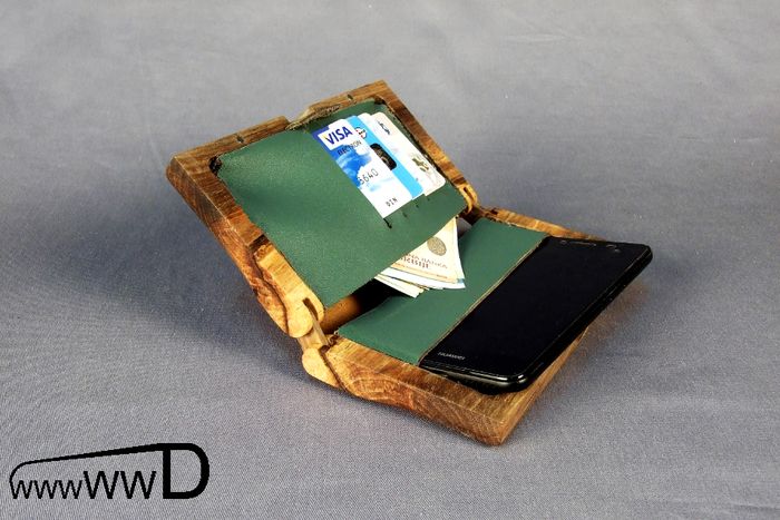 手工制作胡桃木钱包教程-第4张图片-趣作屋