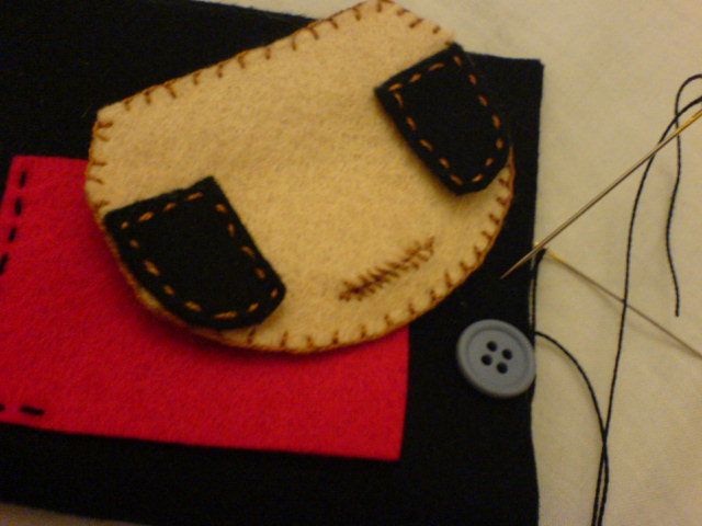 手缝可爱小狗造型拉链包教程-第12张图片-趣作屋