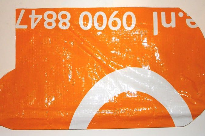 用购物袋DIY超薄三折钱包教程-第5张图片-趣作屋