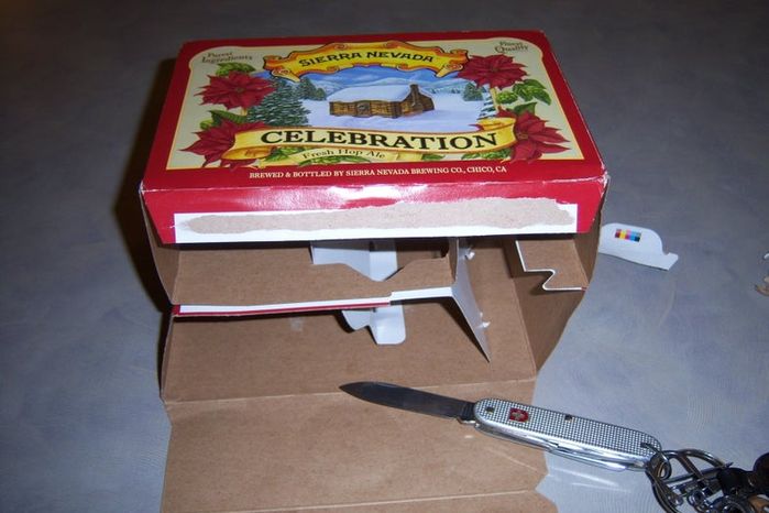 用啤酒包装盒制作创意钱包教程-第7张图片-趣作屋