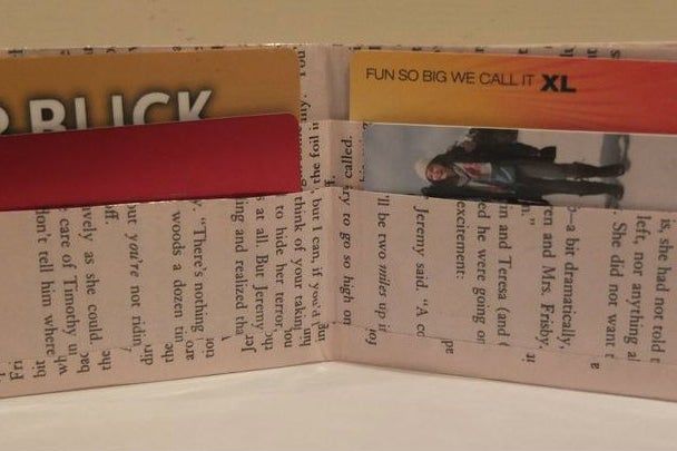 简单易学的DIY手工书页钱包制作教程-第2张图片-趣作屋