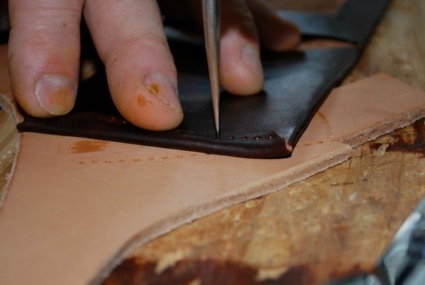 手工制作真皮钱包教程-第14张图片-趣作屋